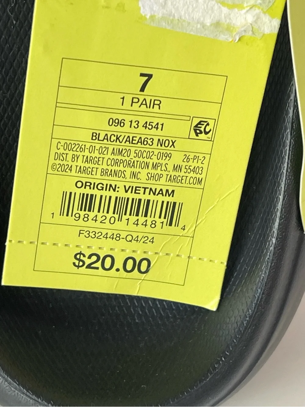 all in motion Black Slip-On Comfort Slides